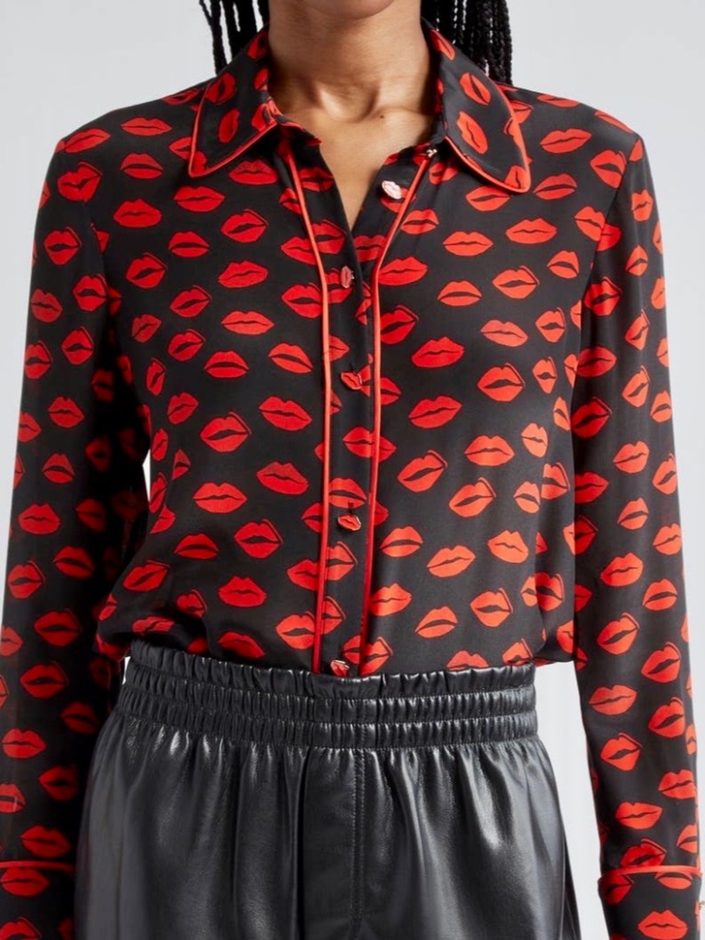 Alice and Olivia silk blouse
